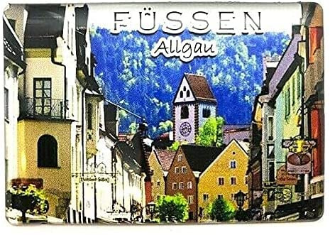 Füssen Magnet Allgaeu Deutschland Füssen Kühlschrankmagnet Füssen Fridge Magnet, Füssen Souvenir