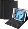 HOTLIFE Custodia Tastiera per iPad 10.2 7a Generazione 2019/8a Gen 2020/9a Gen 2021/iPad Pro 10.5/iPad Air 3, Magnetica Cover con Staccabile Bluetooth Wireless Layout Italiana Tastiera(Nero)