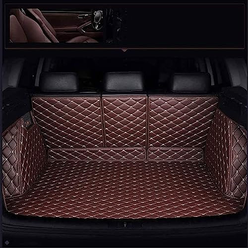Auto Kofferraummatten,für VW Golf 7 Variant/Golf 7 Variant Alltrack/Golf Variant R R-Line,Wasserdicht Kofferraum Schutzmatte Liner rutschfest Zubehör,F-Coffee