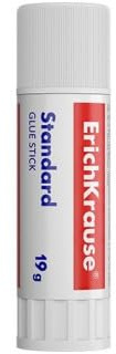 Pegamento marca ERICHKRAUSE modelo Erichkrause Pegamento en Barra Standard - 19G - Expositor 24 uds. - Pegado Rapido y Confiable - Facil de Aclarar con Agua - No Toxico - sin Disolventes - Resistente