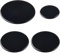 Daaxing Set di 4 cappucci universali per fornelli a gas, set di tappi universali per fornelli a gas, 1 piccolo diametro 55 mm, 2 diametro medio 75 mm, 1 grande diametro 100 mm (piatto)