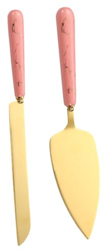 COLLBATH Wedding Cake Server Utensils Handle Baking Tool Knife Spade for Tart Party Banquet