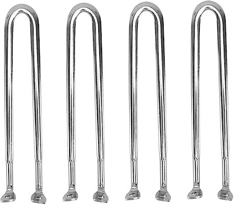 PHENOFICE 4piezas Mango Inoxidable para Olla De Asas Largas para Cacerolas y Sartenes Diseño Ergonómico y