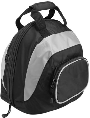Phefop Helm -Umhängetasche, Universelle Größe Wasser Prosof Rennsack Multi -Funktion Gepäck für Outdoor -Aktivitäten (Grau schwarz)