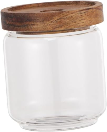 Récipients en verre Récipient à grains de café Récipients à bonbons Terrarium for plantes Sucre Céréales en vrac Bocaux en verre hermétiques Boîte à thé en verre Boîte de rangement for aliments Bocal