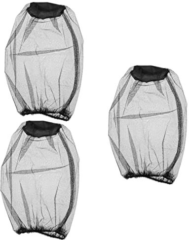 TOYANDONA 3 Ensembles Chapeau D'insecte Engrener Anti-Insectes pour Chapeau De Filet De Moustique Moustiquaire Filet De Tête Extérieur De Pêche Black 4 Pièces * 3