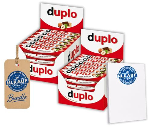 Bundle Ferrero Box Vorratspack - 2x Duplo Classic Großpackung verschiedene Sets & HLKauf-Notizblock