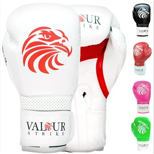 Valour Strike Boxing Gloves for Men & Women | 8oz–16oz Training & Sparring Gloves | Boxing, Kickboxing, Muay Thai, MMA, Punch Bag & Boxercise | British Family Brand