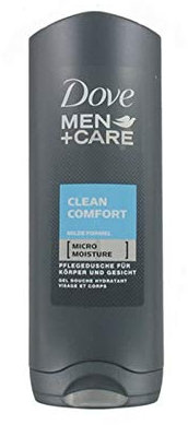 'Dove Men + Care Gel de Ducha Clean Comfort – Pack de 3 (3 x 250 ml)