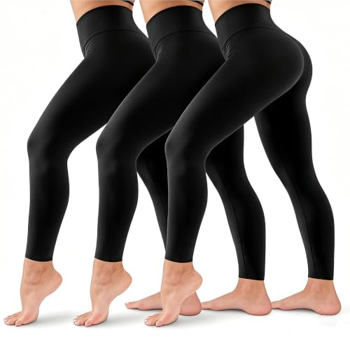 Damleggings – hög midja svarta leggings för kvinnor – premium jeggings för träning, yoga