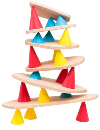 OPPI - Piks Small Kit - Jeu Éducatif en Bois et Silicone - Avec Livret d'Instructions - 24 Pièces, Divers
