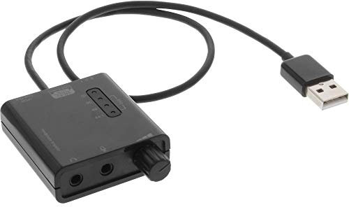 InLine Cavo convertitore audio da USB a HQ 33052A con equalizzatore e uscita audio ottica