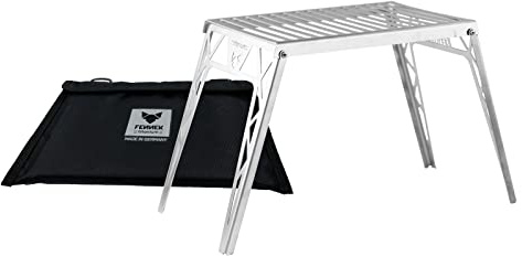 FENNEK TITAN Klapprost | extrem leicht und kompakt | zum Grillen über Hobos, Campingkocher, Feuerstellen uvm | Made in Germany