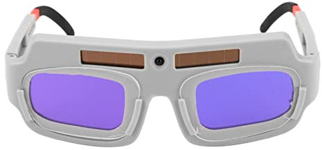 automatisch verdunkelnde Solarbatterie,Schweißbrille Lötbrille, Schweißschutz, kratzfeste Linse, Sicherheitsschutz-Schweißbrille zum Augenschutz, Schweißerbrille Lötschutzbrille Automatische Verd
