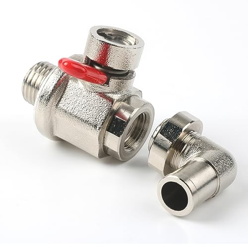 Oil Drain Valve with removable L-Shape Hose End Combo (14mm-1.5)