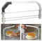 Stainless Steel Cake Slicer, Adjustable Wire Straight Cake Slicer, Professional Cake Cutter, DIY Kitchen Baking Tool for Wedding Birthday Layer Cakes, 53 * 23 * 2cm