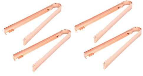 Ciieeo 4pcs Stainless Steel Ice Tongs for Bar Boys and Girls Tongs Kitchen Accessories Charcuterie