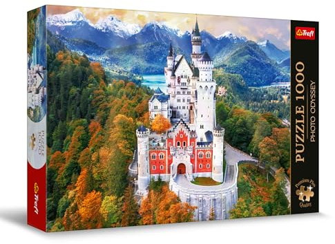 Trefl - Puzzle 1000 Teile, Schloss Neuschwanstein, Niemcy, Premium Plus