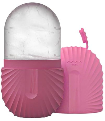 Stampo per ghiaccio per viso, rullo per ghiaccio in silicone per viso, rullo per cubetti di ghiaccio riutilizzabile in silicone, stampo per ghiaccio per contorno viso per illuminare viso,