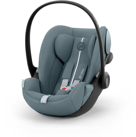 CYBEX Gold Seggiolino auto Cloud G i-Size Plus, Incl. riduttore per neonati, Dalla nascita a circa 24 mesi, Per bambini da 40 cm a 87 cm, Max. 13 kg, Stormy Blue