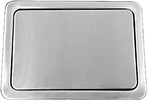 AYCDL Eingebauter Müllschlucker, Eingebauter Mülleimer aus Edelstahl auf der Arbeitsplatte, Eingebauter Mülleimer, Eingebauter Balance Flip-Mülleimer in der Küche, Toiletten-Mülleim,C