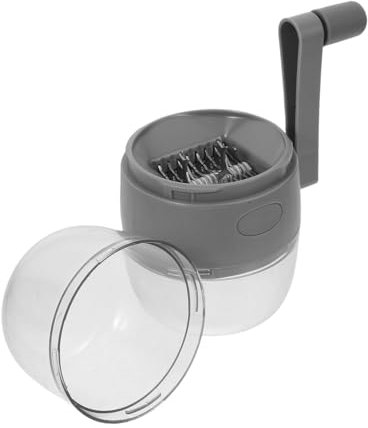 Mobestech Triturador Manual De Frutos Secos y Ajo Con Manivela Versátil Para Nueces Almendras y Cocina Práctico Para Uso Casa Aire y Portátil