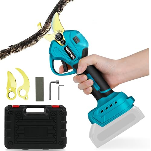 Coupe-branches sans fil 45 mm pour Makita 18 V (sans batterie), moteur sans brosses, scie à branche électrique, batterie, cisailles d'arbre, écran LCD pour élagage des arbres