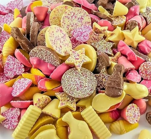 Krazy Kandi Chocolate Pick & Mix 500g Bag | Featuring Classic Hannahs Candy | White & Milk Chocolate Sweet Assortment