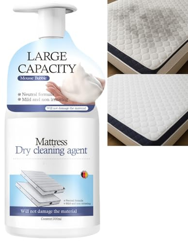 New Powerful Mattress Yellow Stain Cleaner,Mattress Stain Remover,Natural Mattress Cleaner and Deodoriser,More Deep Penetrating,Remove Even Old Stains Effortlessly,Non Damaging,Fast Acting,Effective