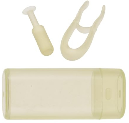 LOORGVEL Kit Outil D’Aspiration pour Lentilles Souples en Silicone Vert Pince et Ventouse pour Retirer et Poser Lentilles de Contact Portable Hygiénique Adapté Débutants et Utilisateurs