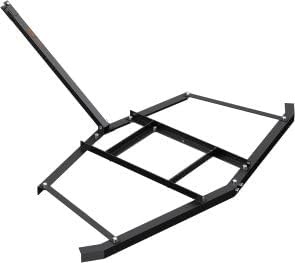 RBFGYIOP Rastrello trainato per ATV/UTV - Livellatore in acciaio robusto per vialetti - Perfetto per ghiaia e terra - Attacco a perno - Ampia larghezza di lavoro - Specifica: 74 in