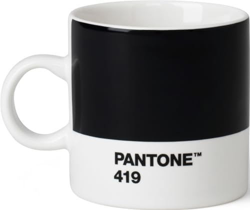 Pantone Espressotasse, Porzellan, Black 419, 6.1 x 6.1 x 8.2 cm