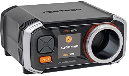 ACETECH Airsoft Chronograph AC6000MKIII 30 to 400 m/s Measurement Shooting Speed Tester Chrono with Colorful LCD Display App Support for 4.5mm/6mm/8mm/9mm BB (Standard)