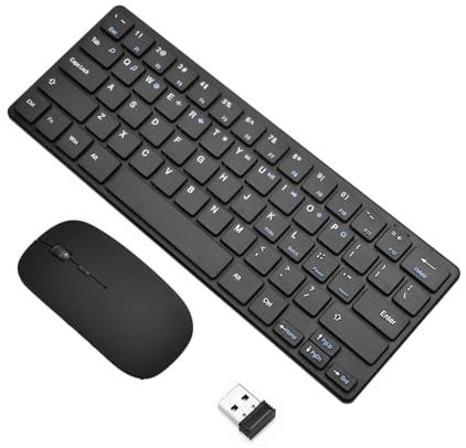 Clavier sans Fil et Combo de Souris - Ensemble de Clavier bluettooth sans Fil, périphériques d'entrée sans Fil sans Fil et périphériques d'entrée sans Fil ergonomiques, Ensemble combiné sans