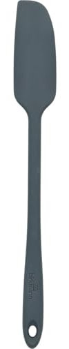 Birkmann, Teigschaber Schmal Cool Grey 5cm x 1,3cm x 30cm Silikon mit Metallkern hitzebeständig bis 230 Grad Celsius