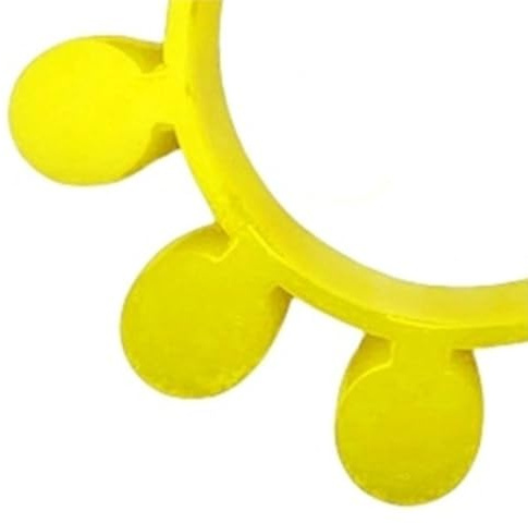 YJQHODY Arandela elástica de acoplamiento, almohadilla amortiguadora MT Plum Blossom de PU, aleta octogonal hexagonal, anillo de bloque elástico, 1 pieza(10)