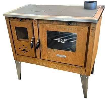 RUSTICO CORTEN Cuisinière à bois A+ 10 KW