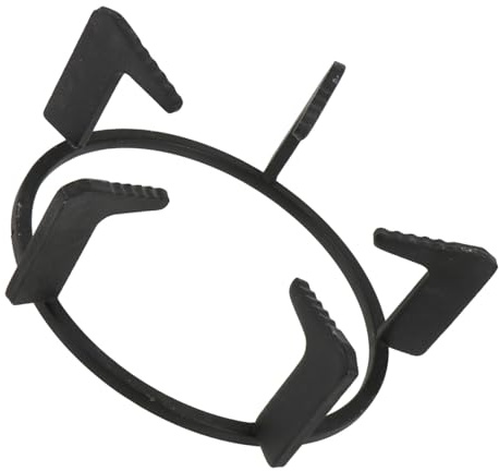 Homoyoyo Support pour Wok en Fonte Épaisse Antidérapante, Anneau de Cuisson Rond Mat Compatible Cuisinière à Gaz 1,5 Mètre, Accessoire Robuste pour Poêle et Casserole Cuisine
