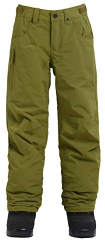 Burton Jungen BARNSTORM Pant Snowboard Hose, Olive Branch, XS