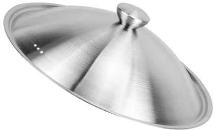 Cabilock Pfannendeckel 32 Cm Topfdeckel 32 Cm Topf Pfannen Edelstahl Universal Topf Pfanne mit Koch Kochgeschirr 32cm für 30cm Topf Bratpfanne