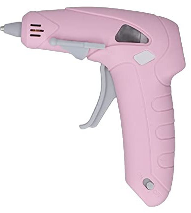 Cordless Hot Glue Gun, 10W Lightweight Portable Rechargeable Glue Gun Kit with 30 Glue Stick, 2200mAh Battery, Fast Preheat, Anti Drip Hot Melt Glue Gun for Crafting, Home Repair