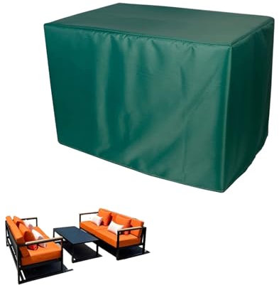 HUJZJY Abdeckung Gartenmöbel 130x60x90cm, Rechteckige für Gartentisch Möbelset, Schutzhüllen für Gartenmöbel Und Sofa, Schneeschutz Wasserdicht Staubdicht, für Gartentisch Und Stühle