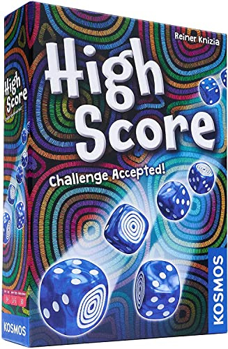 Thames & Kosmos High Score Dice Game | Competitive Strategy for Kids & Adults | 2–5 Players | Ages 8+ | Dual-Language English & German | Family Game Night | Fast-Paced Puzzle Challenge