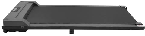 QUIOTUIR Tapis De Course Électrique Tapis Walking Pad Compact Portable Avec Télécommande Et Écran LED Gris, Design Compact, Portable, LED
