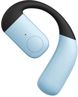 Wireless Single Earbud Bluetooth Headset mit Mikrofon Handy Telefon Freisprech Open Ear Einzeln Sportkopfhörer Kabellos mit Ohrbügel Schnurlos Ohrhörer Freisprecheinrichtung Ohr für Sport Fahren