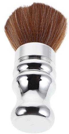 Veemoon Brosse à Cheveux Professionnelle Accessoire Coiffeur Manche Long Poils Doux Nettoyage Salon Barbier Cou