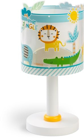 Dalber Tischlampe My Little Jungle Dschungel Löwe Elefant 76111N G4 LED | Nachtlicht; 4W LED; Glühbirne enthalten; Kinder; Tiere