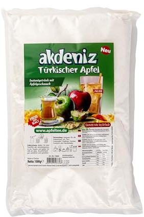 Akdeniz Türkisches Instantgetränk mit grünem Apfel Geschmack, 1 kg.