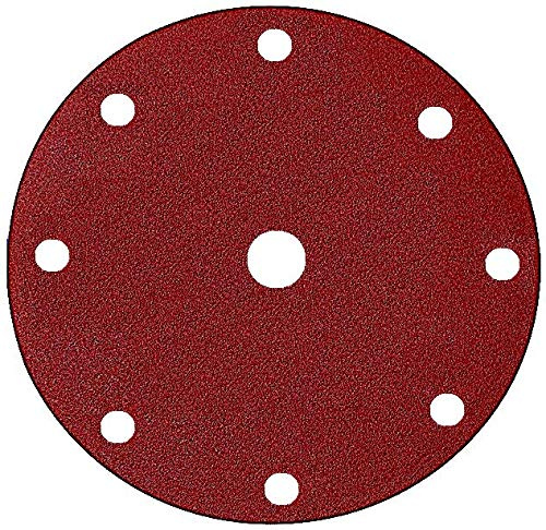 120x Klett Schleifscheiben ∅ 150 mm 9 Loch - Körnung wählbar | Marke: klebemeister.eu (P80)