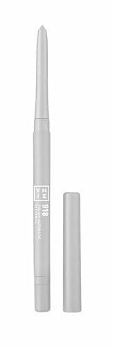 3INA MAKEUP - The 24h Automatic Eye Pencil 918 - Silberne - Automatisch Einfahrbar Augenstift - Langhaltende Definition - Hochpigmentiert - Schärfer und Bürste Integriert - Vegan - Cruelty Free